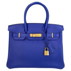 Blue Tote Leather BAG