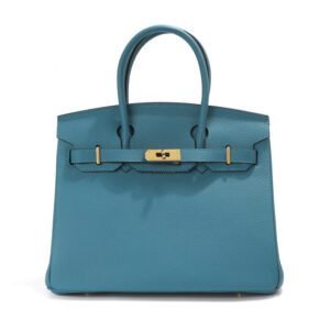 Torquoise Tote Leather Handbag