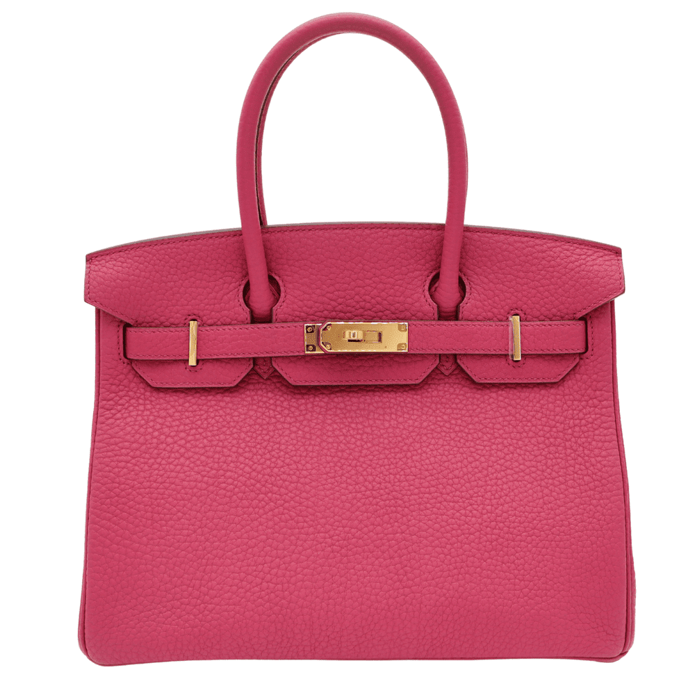 Rose Leather Tote Bag