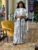 Black & White Kimono Duster | Elegant Maxi Cardigan | Modest Fashion